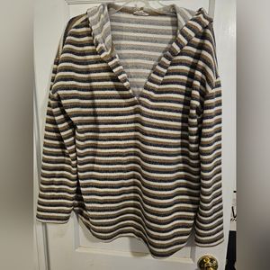 Womens hooded sweatshirt.